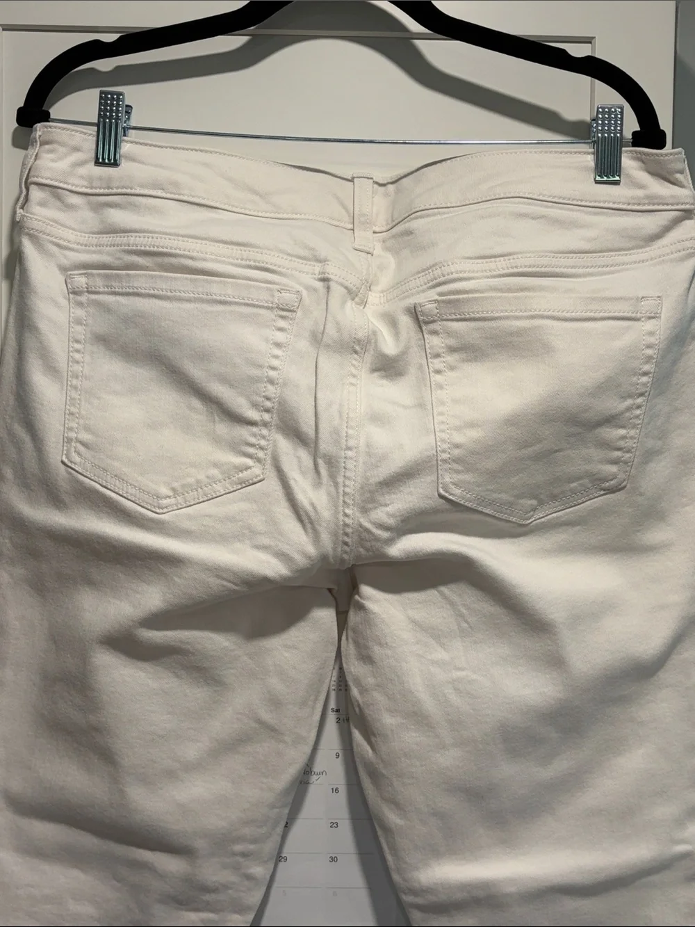 White Women's Jeans - Classic Fit - Picture 5 of 14